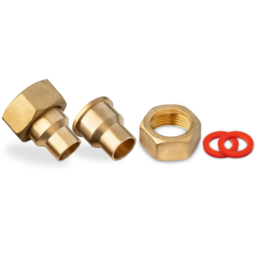 Thermal Energy Meter Installation Hardware - DN20 to DN15 reducing sweat