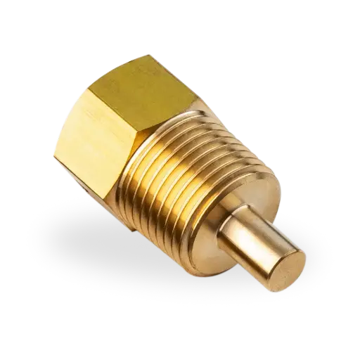 [TW050N-S] 1/2" NPT Thermowell (Shallow Length)