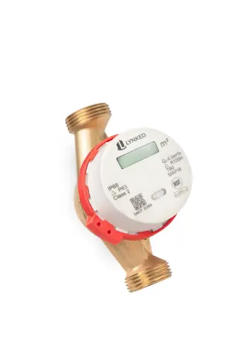 [LYKWS1320H-20] Single-Jet Water Meter (Hot, LYNKED RF, 3/4")