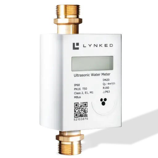 [LYKWU1130C-25] Ultrasonic Water Meter (Brass, Cold, Pulse, 1")